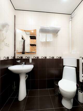 Гостиница Тройка Переславль-Залесский Номер стандарт с 1 двуспальной кроватью-5